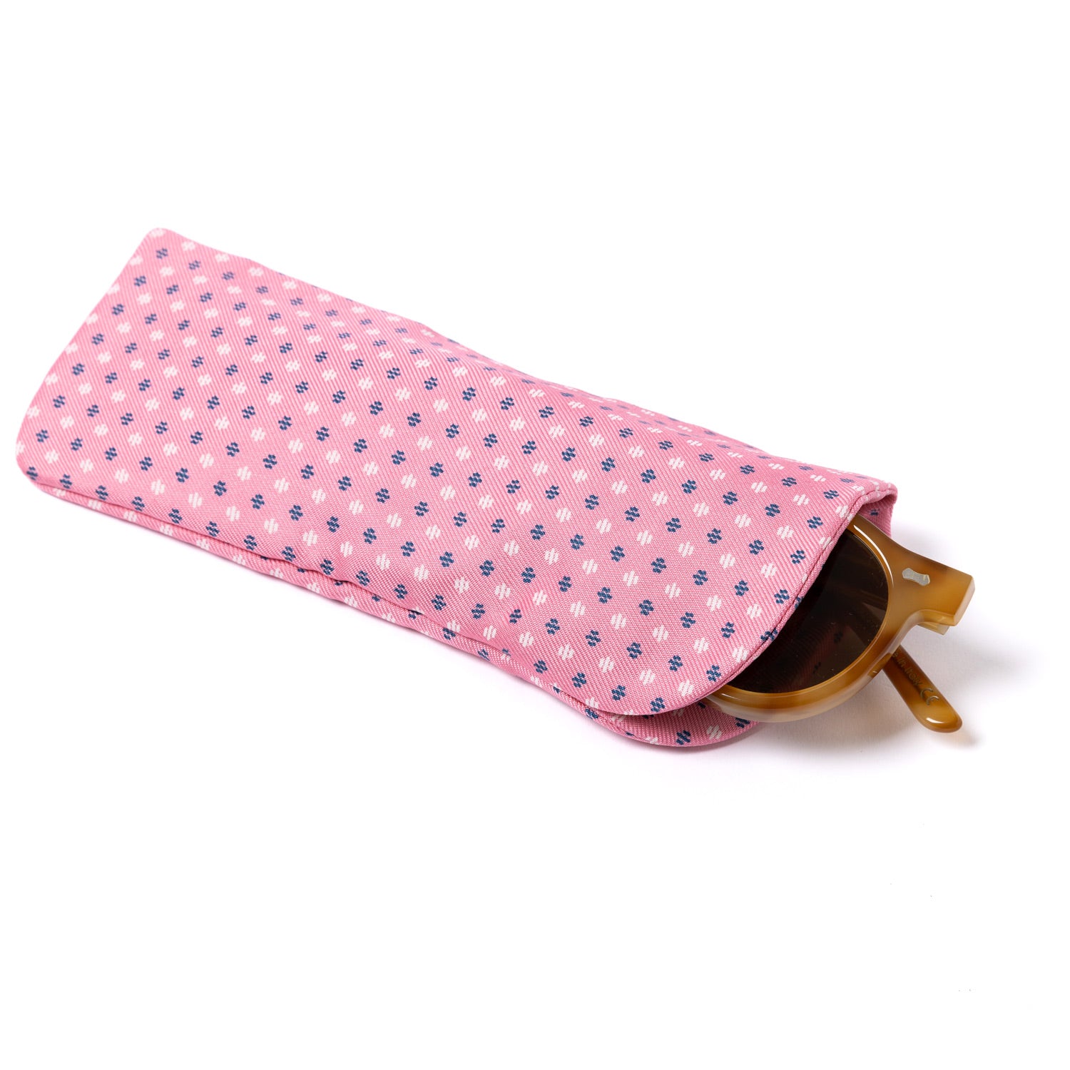 Glasses Case "Silk Case" made from Printed Silk - handmade